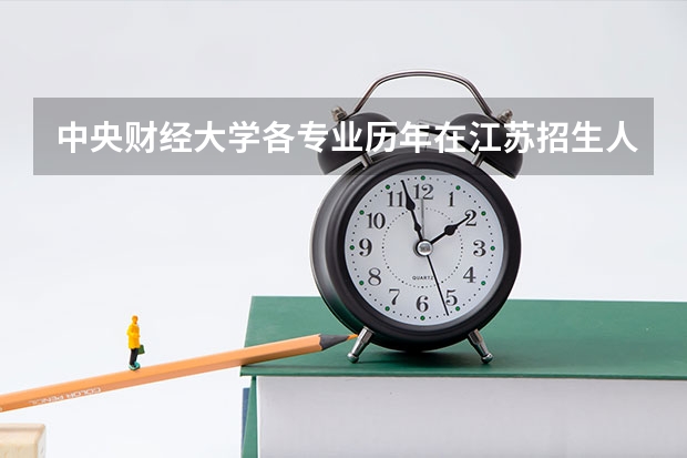 中央财经大学各专业历年在江苏招生人数是多少