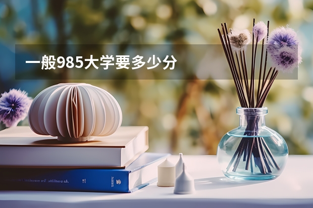 一般985大学要多少分