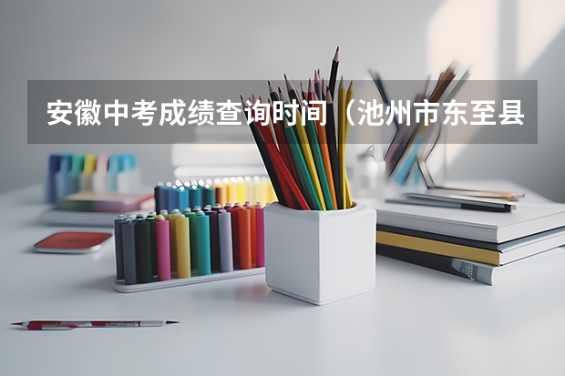 安徽中考成绩查询时间（池州市东至县）6月14考试，就几天了。考完大概什么时候可以公布成绩？