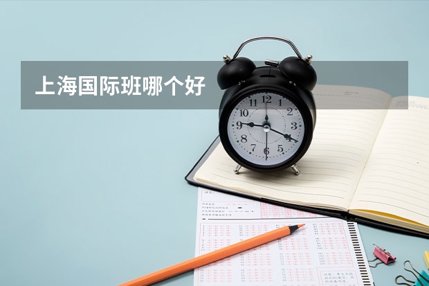 上海国际班哪个好