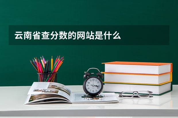 云南省查分数的网站是什么