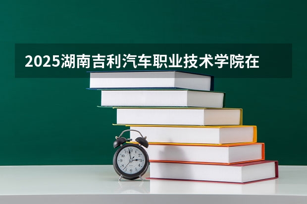 2025湖南吉利汽车职业技术学院在广东招生计划 招生人数
