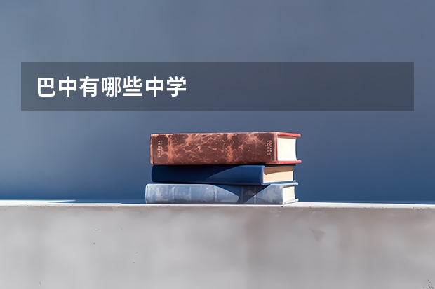 巴中有哪些中学