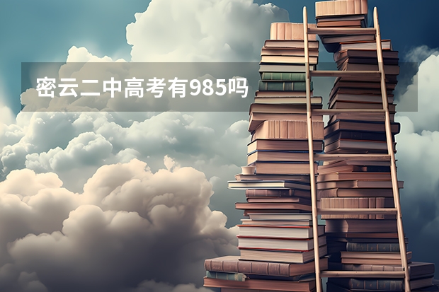 密云二中高考有985吗