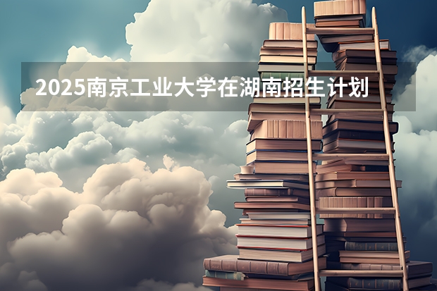 2025南京工业大学在湖南招生计划 招生人数