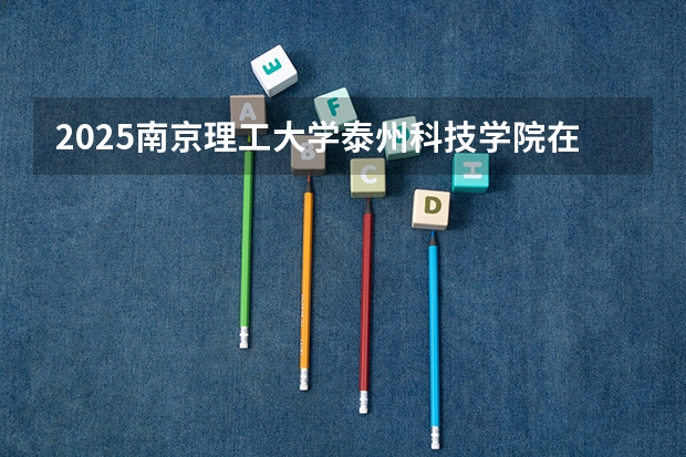 2025南京理工大学泰州科技学院在河南招生计划 招生人数