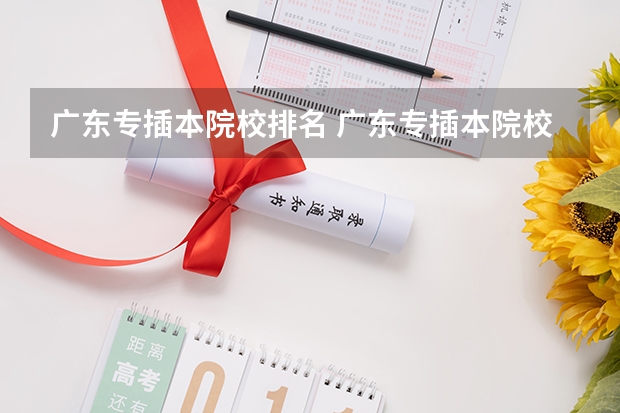 广东专插本院校排名 广东专插本院校排名