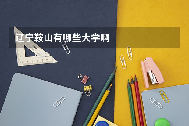 辽宁鞍山有哪些大学啊