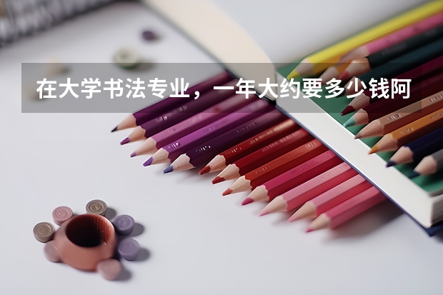 在大学书法专业，一年大约要多少钱阿