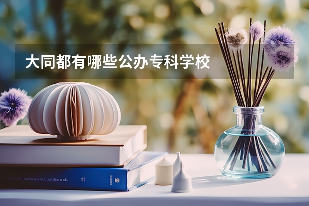 大同都有哪些公办专科学校