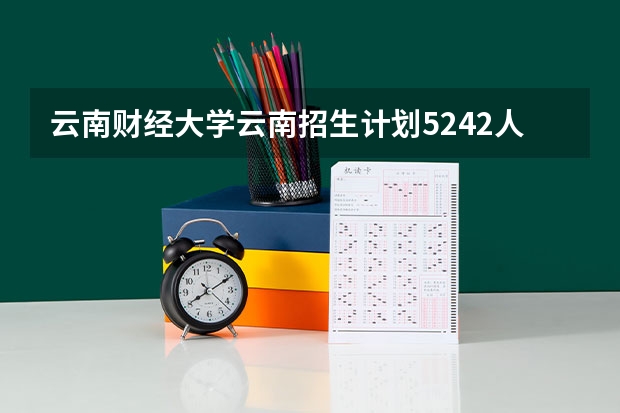 云南财经大学云南招生计划5242人,有哪些专业计划比较多?