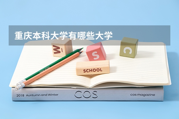 重庆本科大学有哪些大学