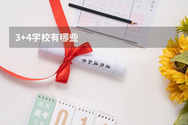 3+4学校有哪些