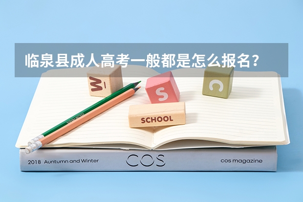 临泉县成人高考一般都是怎么报名?