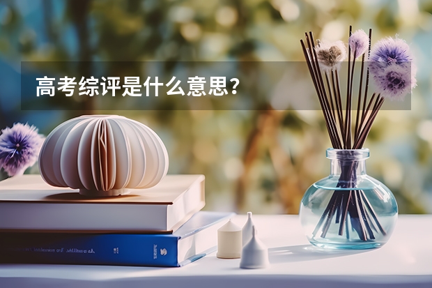 高考综评是什么意思？