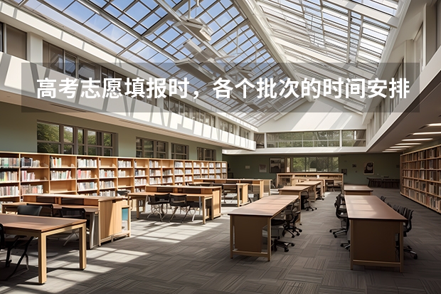 高考志愿填报时,各个批次的时间安排? 山东高考模拟志愿填报时间