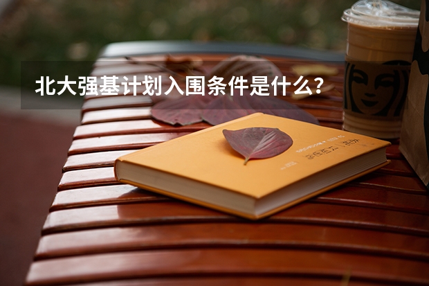 北大强基计划入围条件是什么？