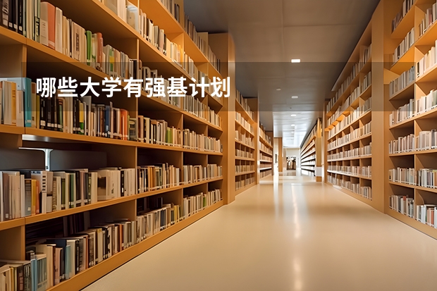 哪些大学有强基计划