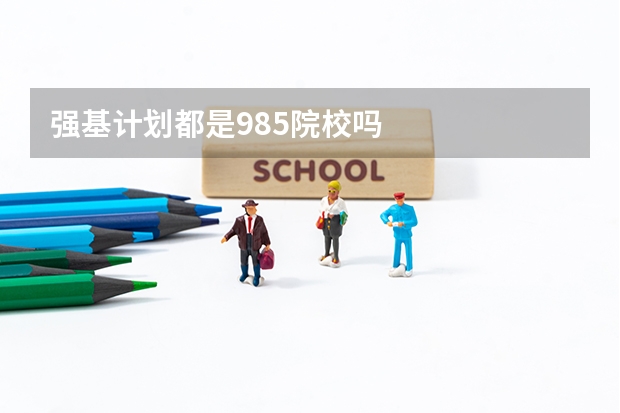 强基计划都是985院校吗