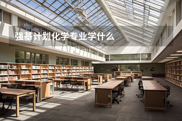 强基计划化学专业学什么
