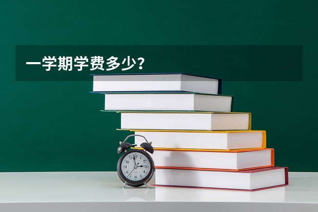 一学期学费多少?