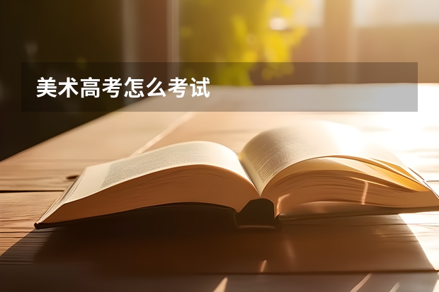 美术高考怎么考试