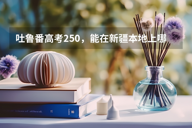 吐鲁番高考250，能在新疆本地上哪些大专啊