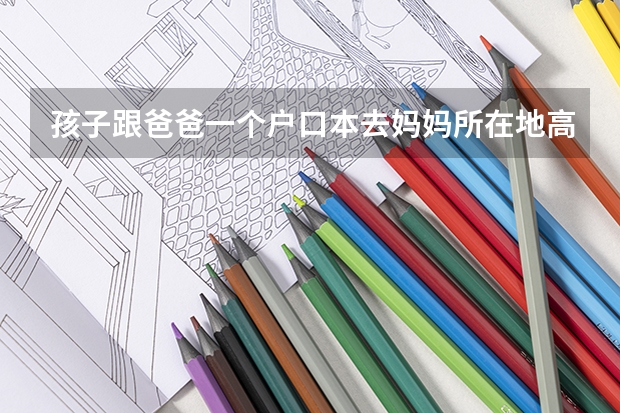 孩子跟爸爸一个户口本去妈妈所在地高考属于随迁子女吗?