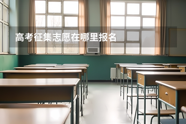 高考征集志愿在哪里报名