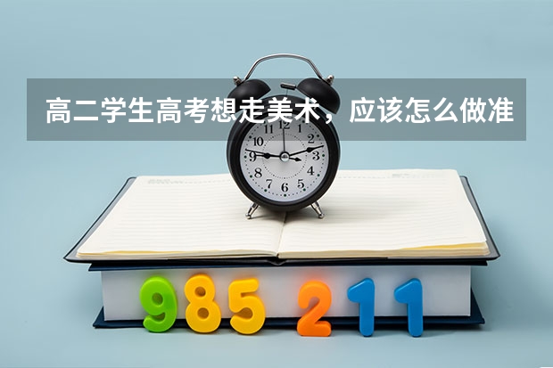 高二学生高考想走美术,应该怎么做准备?