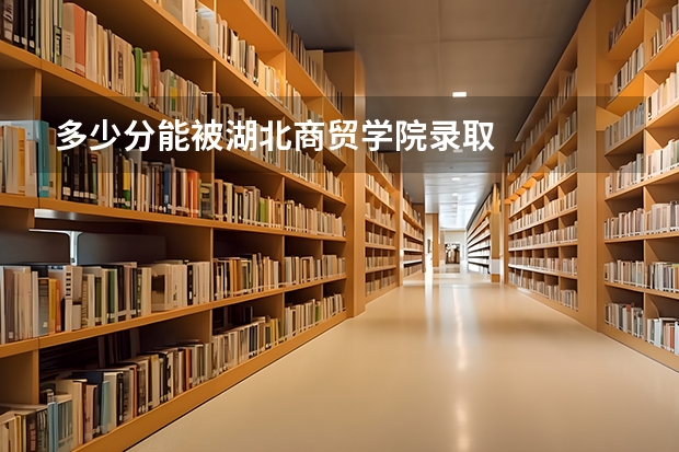多少分能被湖北商贸学院录取