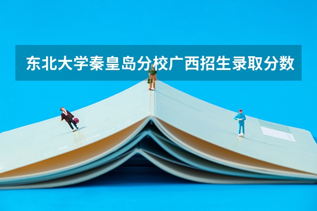 东北大学秦皇岛分校广西招生录取分数线是多少