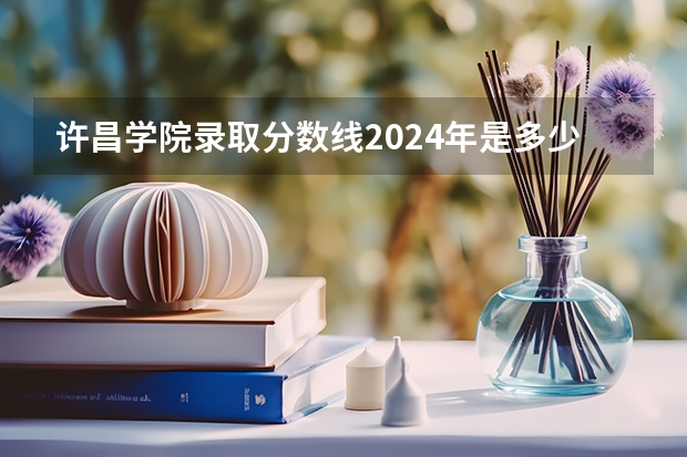 许昌学院录取分数线2024年是多少分(附各省录取最低分)