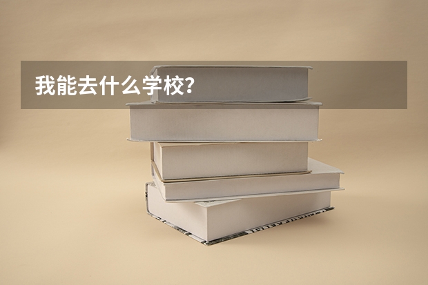 我能去什么学校?
