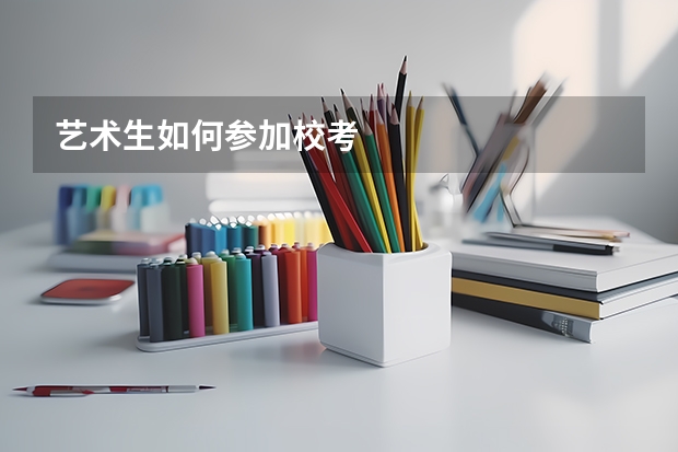 艺术生如何参加校考