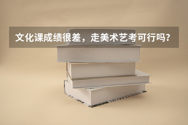 文化课成绩很差，走美术艺考可行吗？