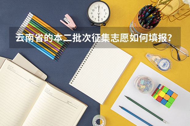 云南省的本二批次征集志愿如何填报？