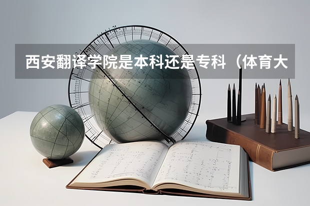 西安翻译学院是本科还是专科(体育大学录取分数线)