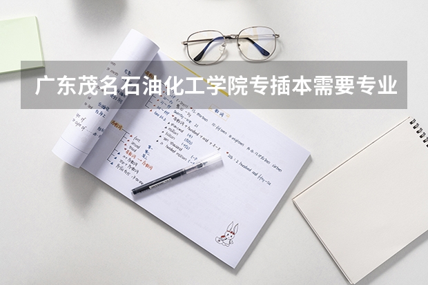 广东茂名石油化工学院专插本需要专业对口吗