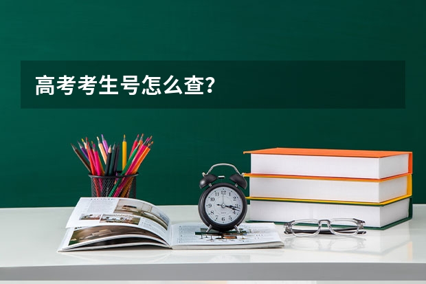 高考考生号怎么查？