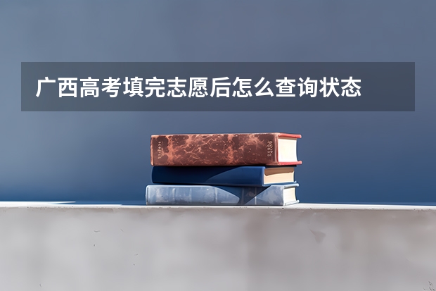 广西高考填完志愿后怎么查询状态
