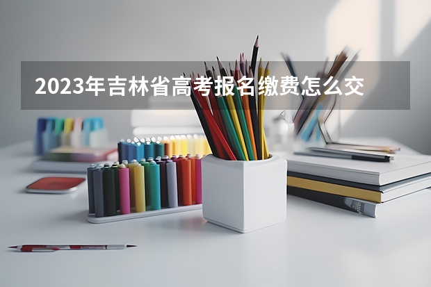 2023年吉林省高考报名缴费怎么交