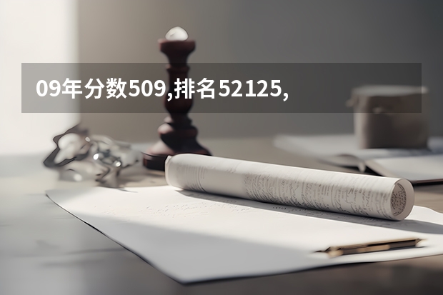 09年分数509,排名52125,能上本二学校 龙岩学院公费师范生录取分数线