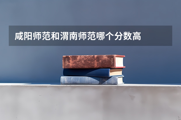 咸阳师范和渭南师范哪个分数高