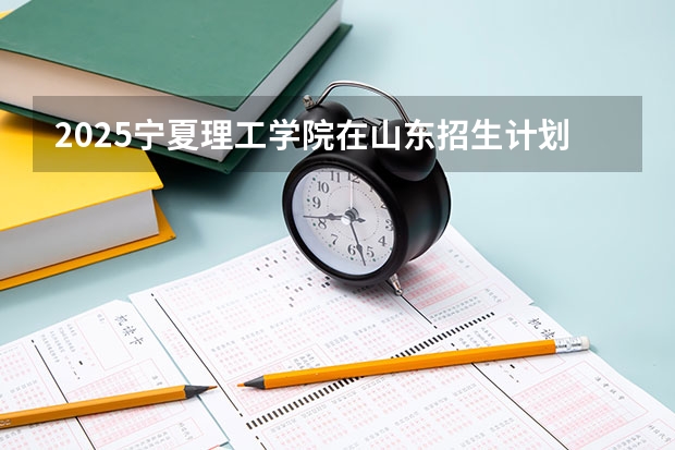 2025宁夏理工学院在山东招生计划 招生人数预测