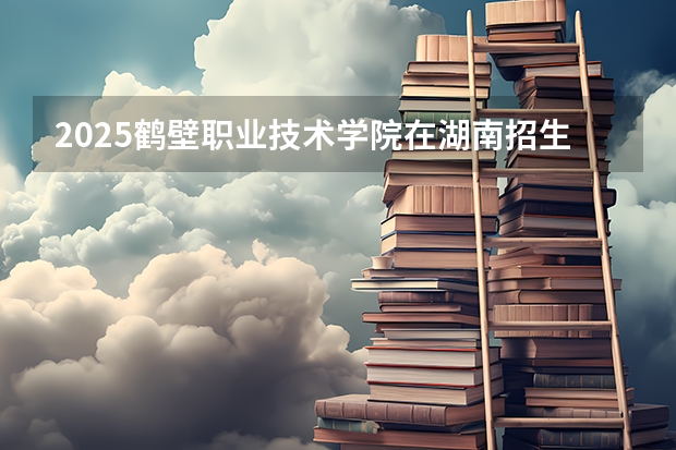 2025鹤壁职业技术学院在湖南招生计划 招生人数预测