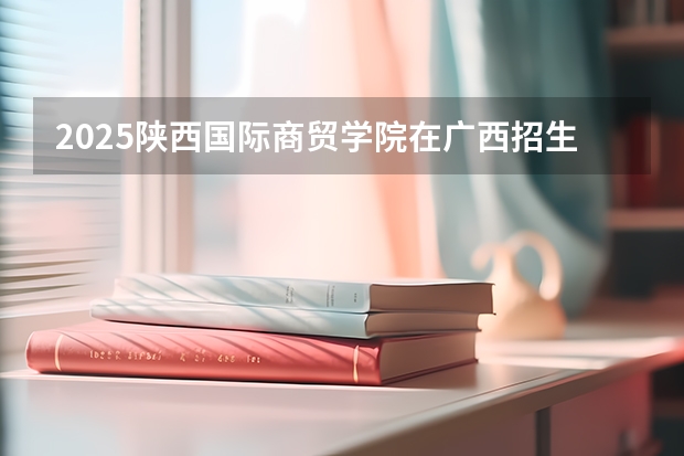 2025陕西国际商贸学院在广西招生计划 招生人数预测