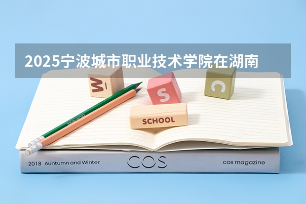 2025宁波城市职业技术学院在湖南招生计划 招生人数预测